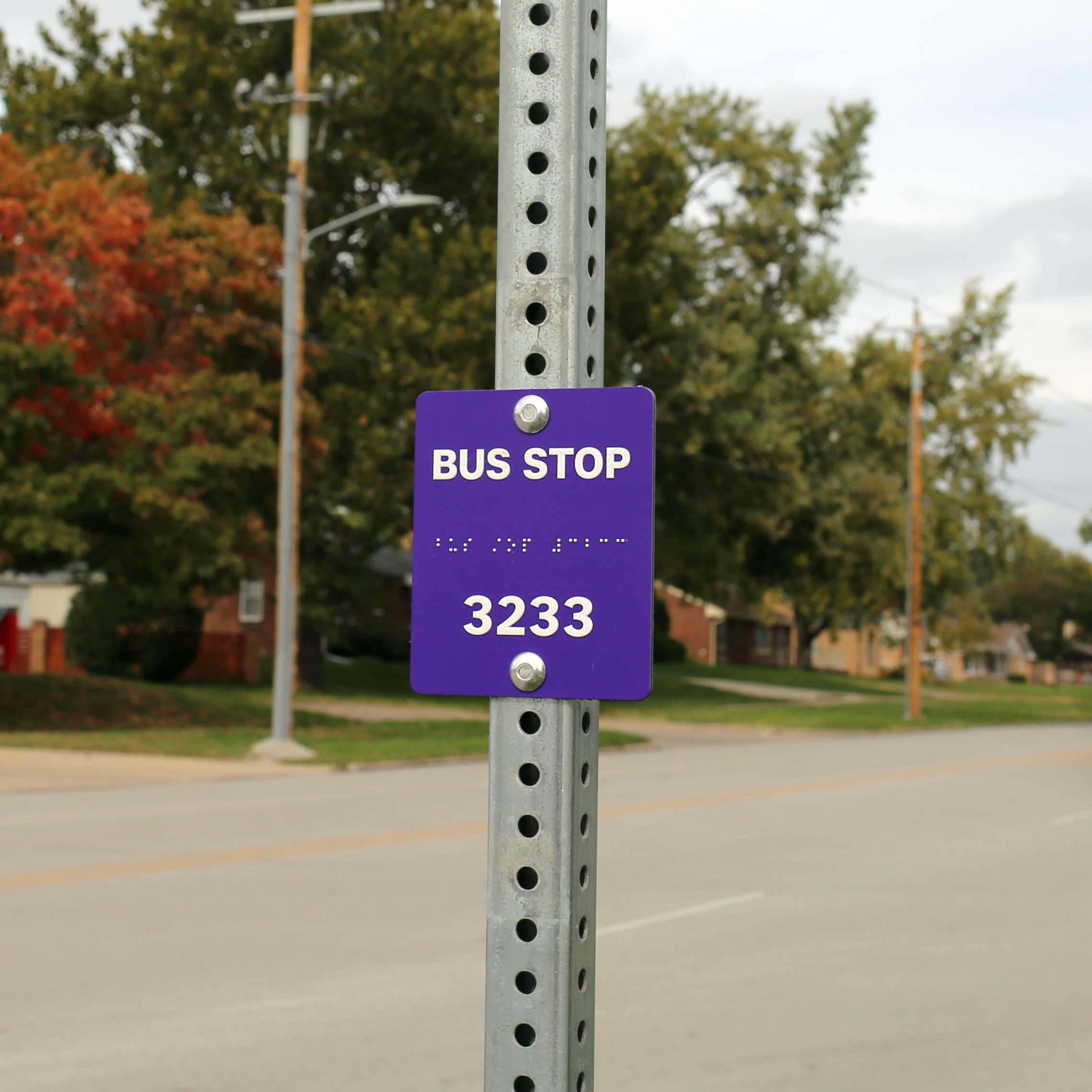 DART installs Braille signs at Bus Stops - DART