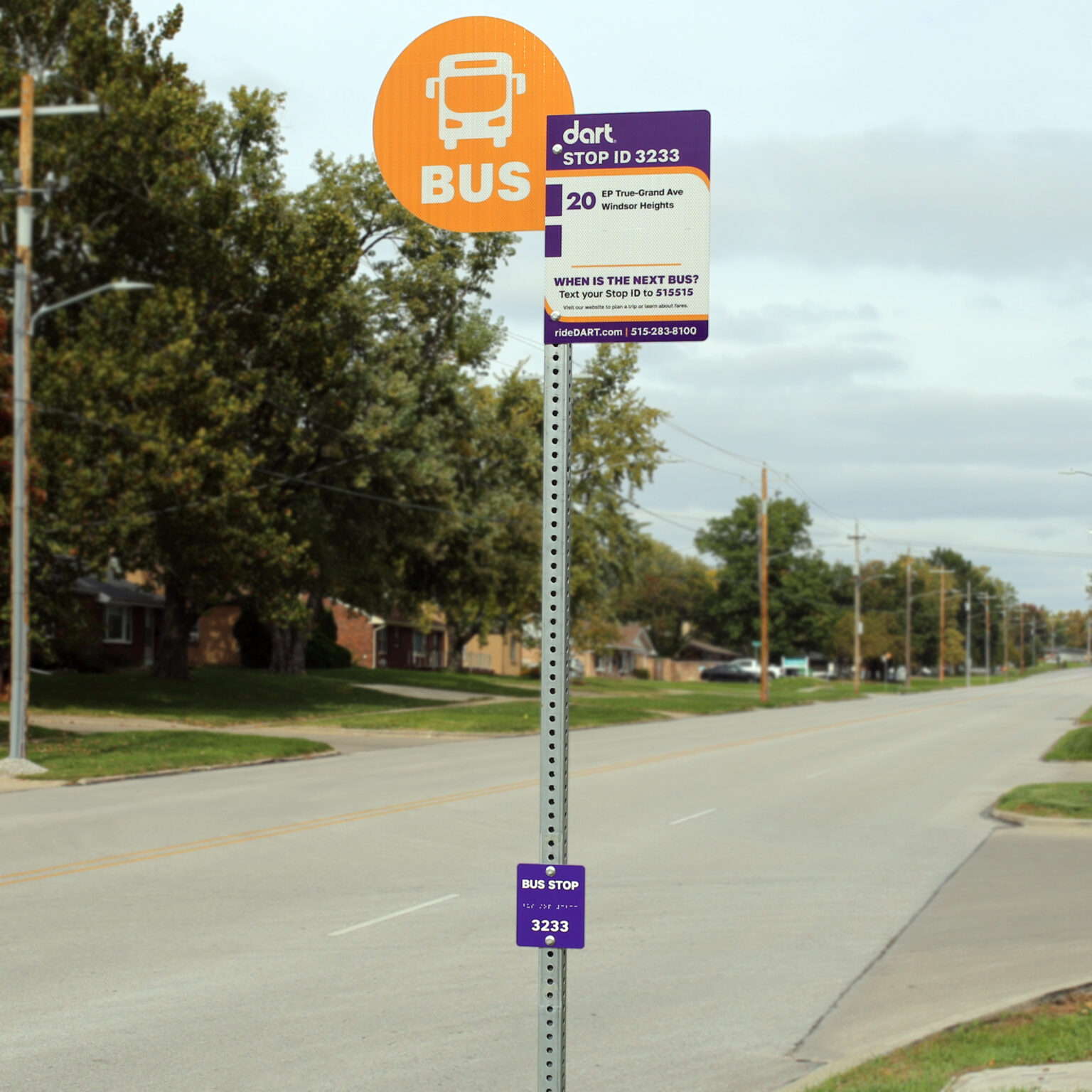 DART installs Braille signs at Bus Stops - DART